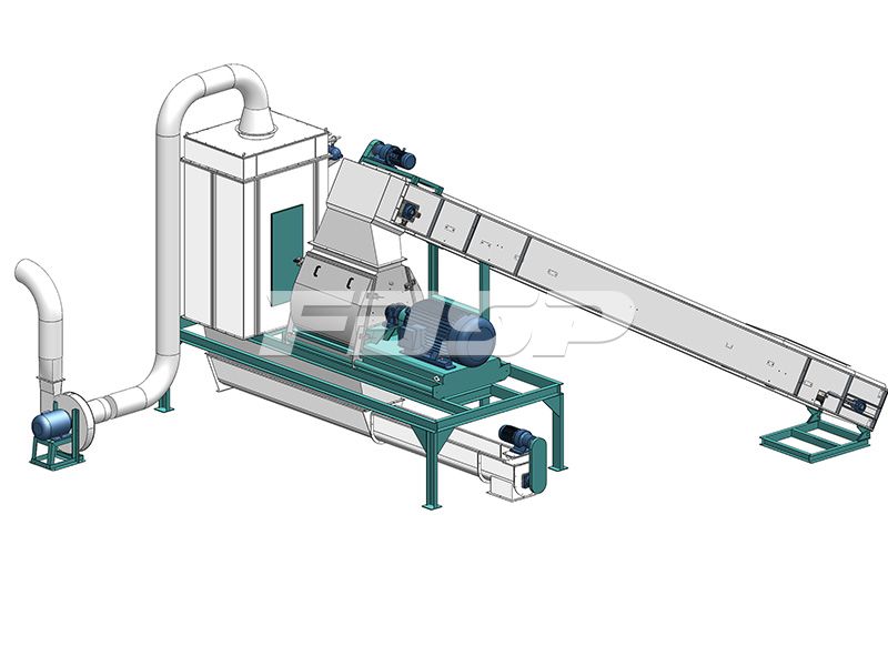 Dây chuyền làm viên hữu cơ sinh học phân gà 6-7tph