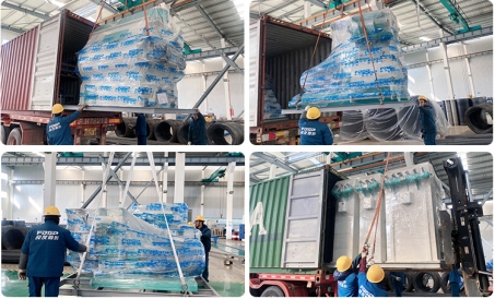 Giao hàng đầu tiên trong năm con hổ! Vận chuyển thiết bị sản xuất thức ăn chăn nuôi FDSP đến Banglad