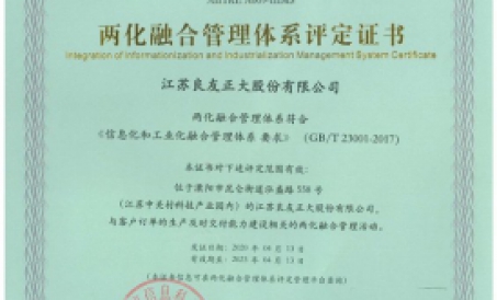 Good News | FDSP Giành được Chứng chỉ Hệ thống Quản lý Công nghiệp hóa và Tích hợp Thông tin Quốc gi